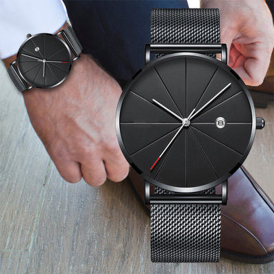 Xinsu นาฬิกาควอตซ์ลำลองธุรกิจระดับไฮเอนด์มีสไตล์,นาฬิกาข้อมือบางเฉียบจัดส่งที่รวดเร็ว