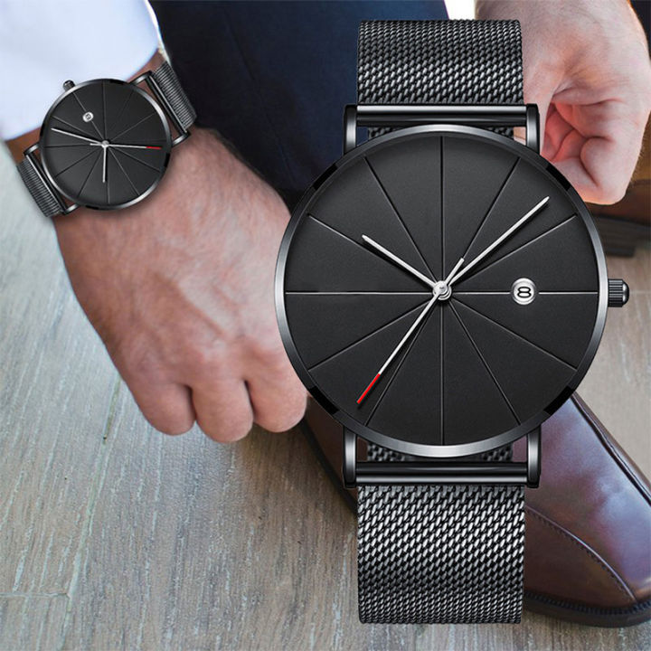 xinsu-นาฬิกาควอตซ์ลำลองธุรกิจระดับไฮเอนด์มีสไตล์-นาฬิกาข้อมือบางเฉียบจัดส่งที่รวดเร็ว
