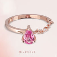 Mizuchol แหวน A Drop Of Rose’ Ring พลอย Pink Tourmaline