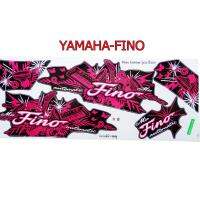 สติ๊กเกอร์ติดรถมอเตอร์ไซด์ สำหรับ YAMAHA-FINO ปี2010 สีดำ ชมพู