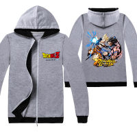 Dragon Gokuเด็กซิปเสื้อแขนยาวHooded Coatเสื้อกันหนาวเด็กHoodie Zipper Jacket Coat C1474เสื้อผ้าเด็กใส่ลำลองสำหรับฤดูใบไม้ร่วงฤดูหนาวหลวมเสื้อคาร์ดิแกนกีฬา