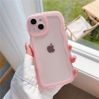 【CC】 Capa de Telefone Ondulado Art Silicone Traseira Macia iPhone 14 Max X XR 7 8 6 6S Plus 13 Pro 12 Mini máximo XS