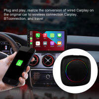 รถเชื่อมต่ออุปกรณ์ไร้สาย Carplay Android อัตโนมัติบลูทูธเข้ากันได้โมดูลอัจฉริยะในตัว GPS 4 64กิกะไบต์ไฟ LED TF ซิม