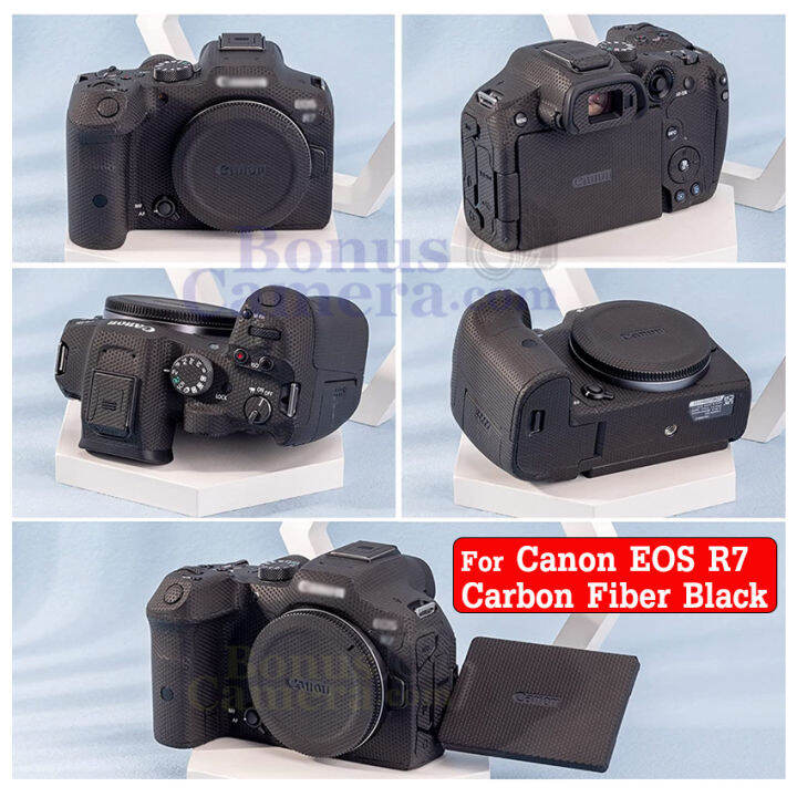 กันรอยบอดี้กล้องแคนนอน-eos-r7-matrix-black-3m-anti-scratch-protective-skin-film-canon-eos-r7