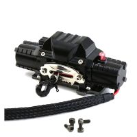 Remote Control Winch Set, RC Metal Automatic Dual Motor Analog Winch Controller Receiver