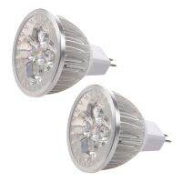 2pcs 4 x 1W GU5.3 MR16 12V Warm White LED Light Lamp Bulb Spotlight