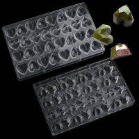 Diamond Heart Valentines Day Polycarbonate Chocolate Mold Brick and Stone Chocolate Chunks Mould Sweety Candy Baking Tools