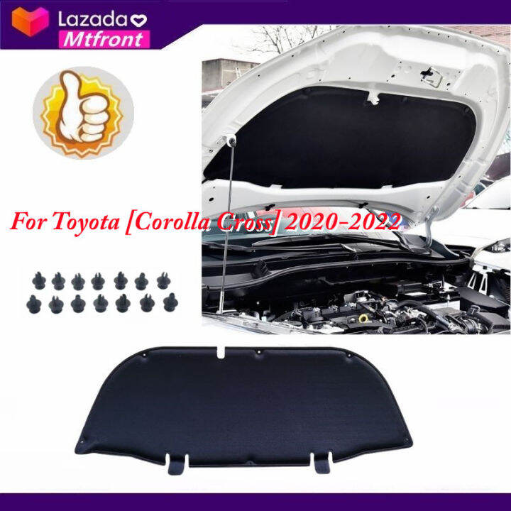 Car Front Engine Hood Sound Heat Insulation Cotton Pad Mat Cover For Toyota Corolla Cross 2020 4170