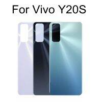 6.51 "สำหรับ VIVO Y20S ตัวประตูหลังฝาหลังปิดโทรศัพท์ฝาครอบหลังกระจก