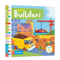 English original childrens picture book busy series busy builders busy construction site paperboard mechanism operation activity book childrens Enlightenment learning parent-child education interactive learning