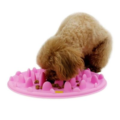 Silicone Bowl Dog Cat Slow Eating Feeding Food Bowls Portable Feeder Puzzle Bowls Dishes Anti Choke Food Container