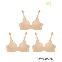 (แพ็ค 3 ชิ้น) Sabina เสื้อชั้นใน มีโครง รุ่น Perfect Bra รหัส SBXD94204 สีเนื้อ