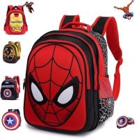 Disney Childrens Schoolbag Captain America Teen Girl Schoolbag Iron Man Bumblebee Pattern Marvel Hero Schoolbag Boy Gift