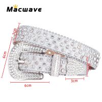 Hot Sale Western Rhinestone Belts Fashion Luxury Clothes Women Belts For Men Designer Brand Strap For Jeans Y2k Accessories