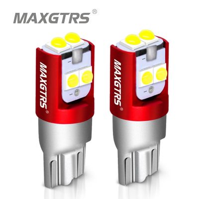 【CW】2x T10 LED W5W 5W Car Side Interior lights 12V Super Bright Bulb 3030 Chips 194 168 Auto White 6000K Parking Marker Dome Lamps