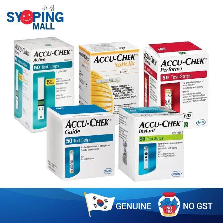 Accu chek / Performa / Instant / Active/ Guide (50 Test Strips) / Lancet (100 Test Strips