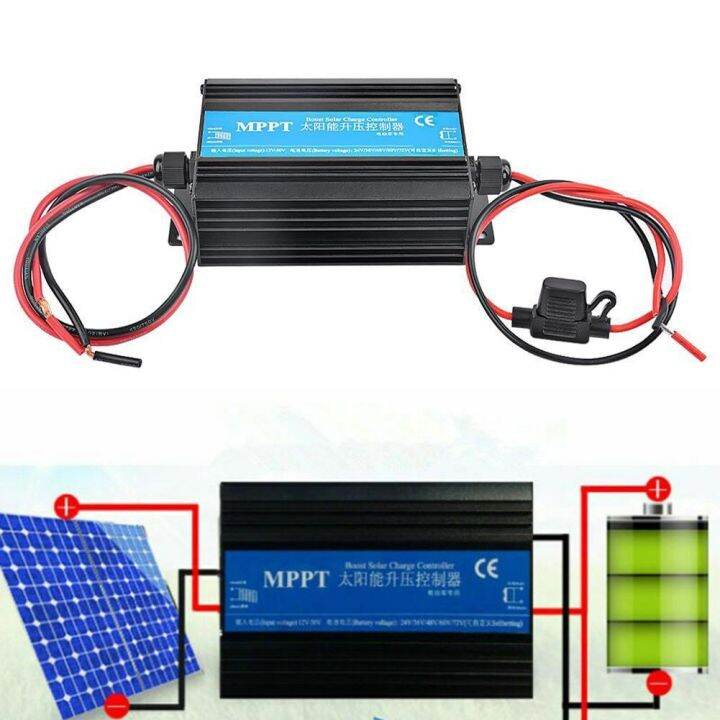 ตัวควบคุมคุณภาพสูงบูสเตอร์ประสิทธิภาพสูง-mppt-24-72v-ctk300-ii