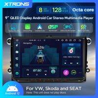 XTRONS วิทยุติดรถยนต์แอนดรอยด์9 12แปดแกน8 + 128GB สำหรับ Vw/skoda/ เบาะนั่งเครื่องเล่นสเตอริโอ Built-In Global 4GLTE Carplay DSP AA Wifi