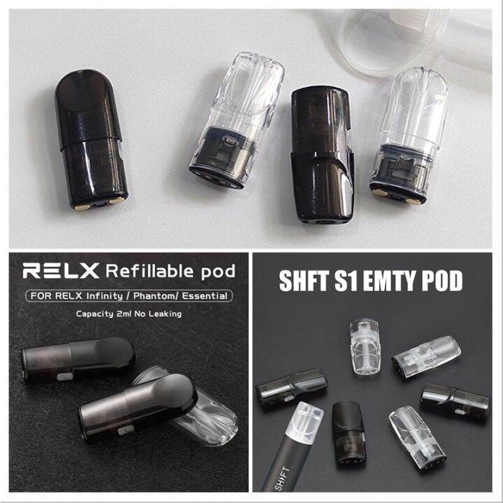 Shft Refillable Empty Pods for Relx Infinity/Essential/Zalan r5/Shift