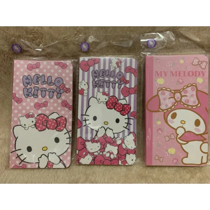 Hello Kitty / My Melody Mini Notebook3TK | Lazada PH