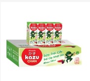 1 lốc 4 hộp 180ml Sữa trái cây Aiwado Kazu Chan - Trái cây nhiệt đới