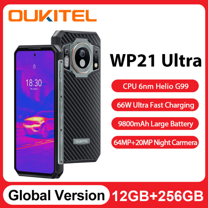 Oukitel WP21 Rugged Phone: 6.78 FHD+: 12Gb + 256Gb: 64MP + Night Vision  Camera