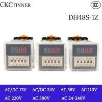 Digital LED Programmable Timer Relay Switch DH48S-1Z 0.01S-99H99M Socket Base AC/DC 12V 24V 36V 110V 220V 380V Delay Timer