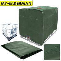 IBC Ton Barrel Accessories Green Water Tank Cover 1000 Liter Container Aluminum Foil Waterproof Dustproof UV Cover 210D