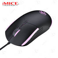 (มีในสต็อก) Optical Professional Gaming Mouse 3200DPI Macro Programmable พร้อม7สีสดใส LED Backlit USB เมาส์แบบมีสาย Gamer สำหรับ LOL CS **