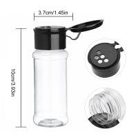 【cw】PC Jars for spices Salt and Pepper Shaker Seasoning Jar spice organizer Plastic Barbecue Condiment Kitchen Gadget Tool