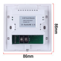 16W RGBW Fiber Optic Light Engine Wall Switch Touch Controller 2.4G Wireless LED Light Source Star Ceiling Light