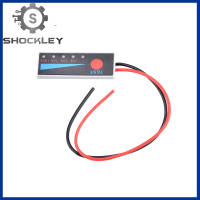 Shockley 2S 3.7V โมดูลตัววัดพลังงานแบตเตอรี่ลิเธียมไอออนสำหรับเครื่องวัดจอแอลอีดีแสดงแรงดันไฟฟ้า