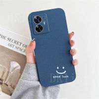 สำหรับ Realme เคส C55 REALME C55รูปแบบน่ารักรอยยิ้มของ NFC ให้ความรู้สึกผิวเคลือบซิลิโคนกันกระแทกเคสมือถือ Realme 2023 C55