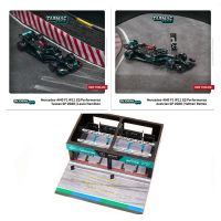 Tarmac Work 1:64 2020 F1 MB W11 Tuscan #44 L. Hamilton / #77 V .Bottas รถโมเดล Diecast