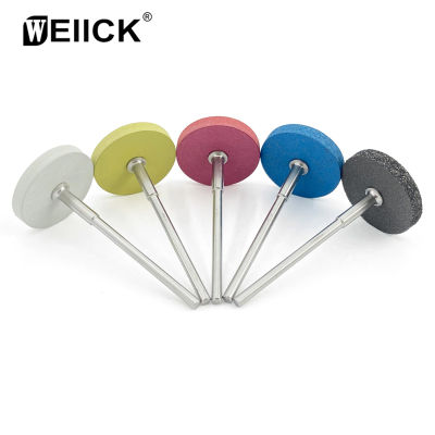 WellCK ทันตกรรม Lab 3*22มิลลิเมตรขัดล้อยางเพชรหินบดหัวสำหรับ Z Irconia พอร์ซเลนเซรามิกมงกุฎขัด