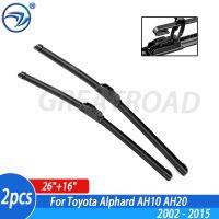 Wiper Front Wiper Blades For Toyota Alphard AH10 AH20 2002 - 2015 Windshield Windscreen Front Window 26"+16"