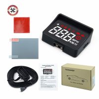 For Safety HUD Display Intelligent Alarm System Universal A100S Windshield Projector Driving Safety OBD2 Overspeed Warning