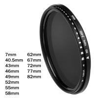 ND2 to ND400 Slim Fader Variable Neutral Density FilterWaterproof Multi Coated ND Filter for Camera Under Strong Light