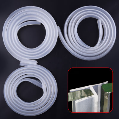 2m Rubber Silicone Bath Shower Room Screen Door Window Seal Strip Gap Curved Flat 0.6cm1cm1.2cm