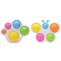 Simple Bubble Dimples Fidget Popper Sensory Toys Early Educational Dimples Toy Gift for Toddler Baby Silicone Busy Boards expert