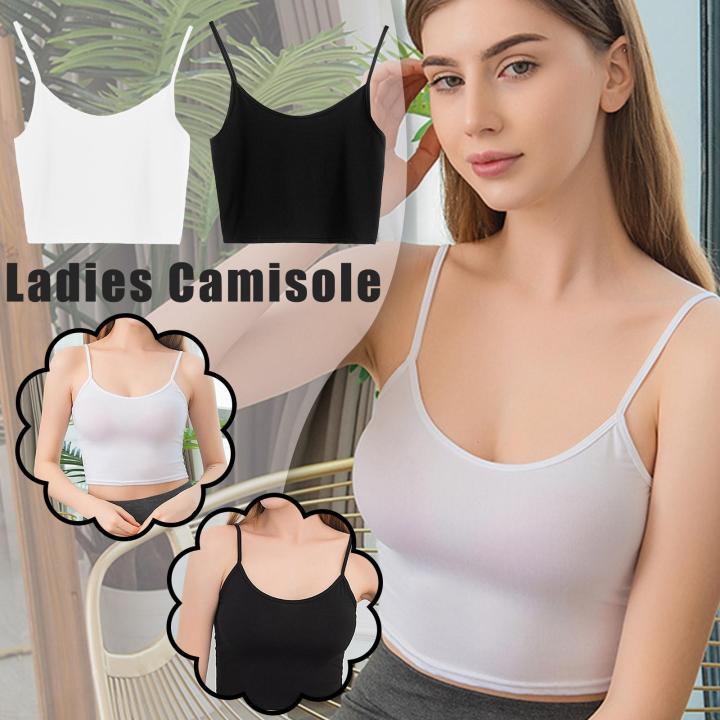 camisole-black-and-white-solid-color-round-neck-suspenders-sweater-suspenders-top-knitted-tube-e2l1
