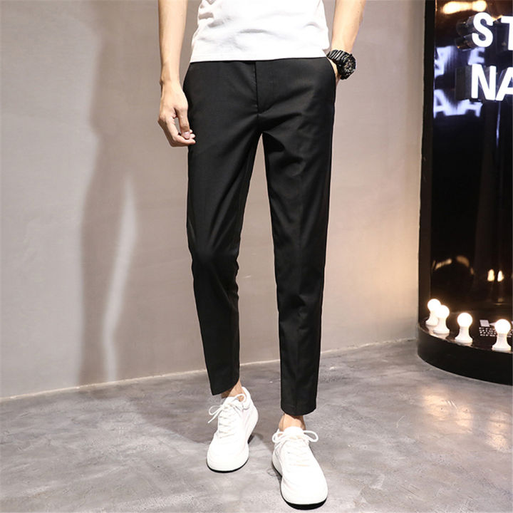 พร้อมส่ง-men-fashion-slack-pants-7-color-2009-กางเกงสแล็คชาย-กางเกง5ส่วนชาย-กางเกงเกาหลีชาย-กางเกงขายาวผช-กางเกงแสลคชาย-กางเกงชายขายาว-กางเกงสเลคชาย