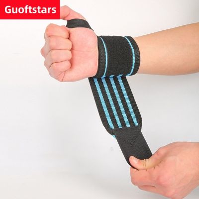 Guoftstars สายรัดข้อมือปรับได้ 1 ชิ้น, สายรัดข้อมือสําหรับยกน้ําหนัก, กีฬาออกกําลังกาย, Crossfit, การฝึกความแข็งแรง, สายรัดข้อมือ Powerlifting