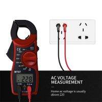 MT87แบบพกพา Digital Clamp Ammeter Multimeter พร้อมการวัด Acdc เครื่องทดสอบแรงดันไฟฟ้า (กระแสไฟ AC) ความต้านทาน Multi Test Clamp Me