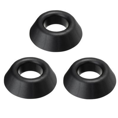 3 Pack Ball Stands Ball Stands Basketball Football Plastic Display Stand Base Black