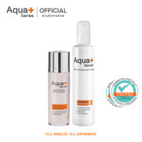 AquaPlus  Skin Soothing Milky Wash 175 ml. &amp; Smoothing-Bright Soft Scrub Essence 30 ml. โฟมน้ำนมล้างหน้า และเจลซอฟต์สครับ