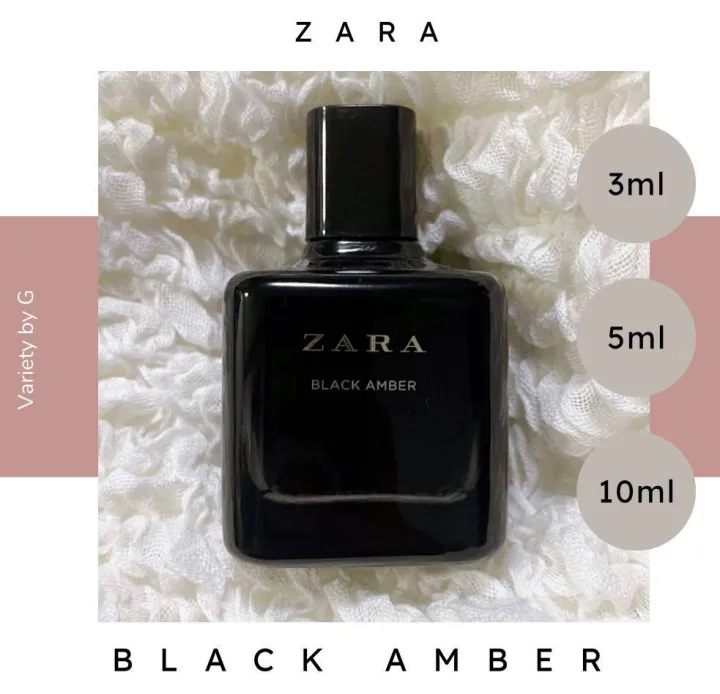 Zara Black Amber decant (3ml, 5ml 10ml) Lazada PH