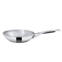 Meyer Select Nickel Free Stainless Steel Open Frypan, 2.38 Liters/26 cm, Silver