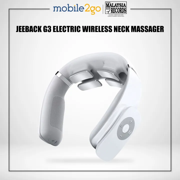 Jeeback G3 Electric Wireless Neck Massager [tens Pulse Massage 4 Electrode Massage Heads] 1