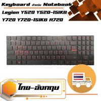 สินค้าเทียบเท่า คีย์บอร์ด เลอโนโว - Lenovo keyboard (แป้นไทย-อังกฤษ) สำหรับรุ่น Legion Y520 Y520-15IKB Y720 Y720-15IKB R720